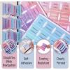imageMr Pen Bible Tabs 75 pcs Mahogany Laminated Bible Tabs for Women and MenMulticolor