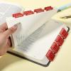 imageMr Pen Bible Tabs 75 pcs Mahogany Laminated Bible Tabs for Women and MenSaturated Red
