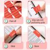 imageMr Pen Bible Tabs 75 pcs Mahogany Laminated Bible Tabs for Women and MenSaturated Red