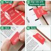 imageMr Pen Bible Tabs 75 pcs Serenity Scripture Laminated Bible Tabs for Women and MenRainbow