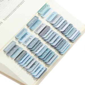 imageMr Pen Bible Tabs 75 pcs Mahogany Laminated Bible Tabs for Women and MenBlue Shades