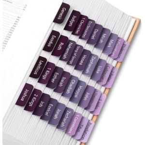 imageMr Pen Bible Tabs 75 pcs Mahogany Laminated Bible Tabs for Women and MenEthereal Amethyst