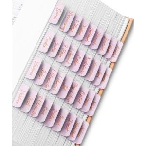 imageMr Pen Bible Tabs 75 pcs Serenity Scripture Laminated Bible Tabs for Women and MenBaby Pink
