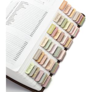 imageMr Pen Bible Tabs 75 pcs Serenity Scripture Laminated Bible Tabs for Women and MenBoho