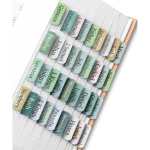 imageMr Pen Bible Tabs 75 pcs Serenity Scripture Laminated Bible Tabs for Women and MenCoastal Meadow