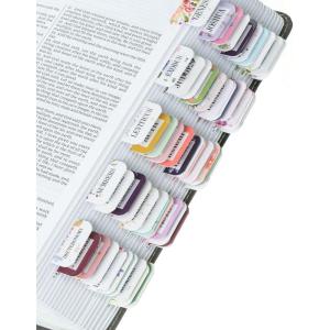 imageMr Pen Bible Tabs 75 pcs Serenity Scripture Laminated Bible Tabs for Women and MenFloral