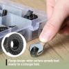 imageMr Pen Nuts and Bolts Assortment Kit 272 pcs Black Carbon Steel Grade 109 M6 M8 M1012mm to 30mm Flange Hex Head Metric Assorted Nuts and Bolts