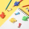 imageMr Pen Pencil Grips for Kids Handwriting 4 Pack with 4 Clips Bright Colors Flexible Silicon Pencil Holder for Kids Right ampamp LeftHandedBright Colors