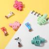 imageMr Pen Pencil Grips for Kids Handwriting 4 Pack with 4 Clips Bright Colors Flexible Silicon Pencil Holder for Kids Right ampamp LeftHandedSpring Colors