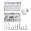 imageMr Pen Hex Head Nuts and Bolts Assortment Kit 246 pcs Stainless Steel 14quot20 516quot18 38quot16 Assorted Nuts and Bolts Heavy Duty Screw Assortment Kit with Clear Storage Box
