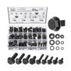 imageMr Pen Nuts and Bolts Assortment Kit 272 pcs Black Carbon Steel Grade 109 M6 M8 M1012mm to 30mm Flange Hex Head Metric Assorted Nuts and Bolts