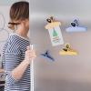 imageMr Pen Magnetic Bag Clips 4 Pack 5 Inches Wide Blue ampamp Yellow Shades Heavy Duty Clips for Food Packages Chip Bag Clip for FridgeBlue  Yellow Shades
