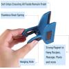 imageMr Pen Magnetic Bag Clips 4 Pack 5 Inches Wide Blue ampamp Yellow Shades Heavy Duty Clips for Food Packages Chip Bag Clip for FridgeBlue Shades
