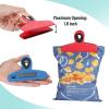 imageMr Pen Magnetic Bag Clips 4 Pack 5 Inches Wide Blue ampamp Yellow Shades Heavy Duty Clips for Food Packages Chip Bag Clip for FridgeMulticolor
