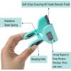 imageMr Pen Magnetic Bag Clips 4 Pack 5 Inches Wide Blue ampamp Yellow Shades Heavy Duty Clips for Food Packages Chip Bag Clip for FridgeMulticolor