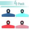 imageMr Pen Magnetic Bag Clips 4 Pack 5 Inches Wide Blue ampamp Yellow Shades Heavy Duty Clips for Food Packages Chip Bag Clip for FridgeMulticolor