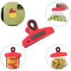 imageMr Pen Magnetic Bag Clips 4 Pack 5 Inches Wide Blue ampamp Yellow Shades Heavy Duty Clips for Food Packages Chip Bag Clip for FridgeMulticolor