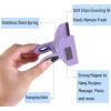 imageMr Pen Magnetic Bag Clips 4 Pack 5 Inches Wide Blue ampamp Yellow Shades Heavy Duty Clips for Food Packages Chip Bag Clip for FridgeSpring