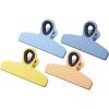 imageMr Pen Magnetic Bag Clips 4 Pack 5 Inches Wide Blue ampamp Yellow Shades Heavy Duty Clips for Food Packages Chip Bag Clip for FridgeBlue  Yellow Shades