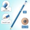 imageMr Pen Jumbo Pencils 30 Pencil Preschool Pencils Large Pencil Colorful Barrels and Black 2 HB Graphite Cores Smooth Lead LatexFree Eraser Top with Metal FerruleNature Barrels