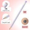 imageMr Pen Jumbo Pencils 30 Pencil Preschool Pencils Large Pencil Colorful Barrels and Black 2 HB Graphite Cores Smooth Lead LatexFree Eraser Top with Metal FerruleSoft Pastel Barrels