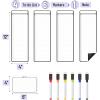 imageMr Pen 4quot x 12quot Magnetic Dry Erase to Do List 11 pcs 4X Dry Erase to Do List White Board 6X Colorful Whiteboard Markers and 6quot x 4quot Magnetic Whiteboard Note
