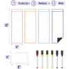 imageMr Pen 4quot x 12quot Magnetic Dry Erase to Do List 11 pcs Neon Style 4X Dry Erase to Do List White Board 6X Colorful Whiteboard Markers and 6quot x 4quot Magnetic Whiteboard Note
