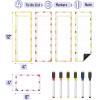 imageMr Pen 4quot x 12quot Magnetic Dry Erase to Do List Set 11 Pack Fruit Style 4X Dry Erase to Do List White Board 6X Colorful Whiteboard Markers and 6quot x 4quot Magnetic Whiteboard Note