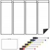 imageMr Pen 4quot x 12quot Magnetic Dry Erase to Do List 11 pcs 4X Dry Erase to Do List White Board 6X Colorful Whiteboard Markers and 6quot x 4quot Magnetic Whiteboard Note