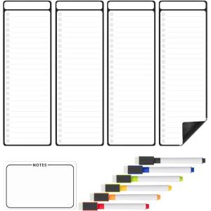 imageMr Pen 4quot x 12quot Magnetic Dry Erase to Do List 11 pcs 4X Dry Erase to Do List White Board 6X Colorful Whiteboard Markers and 6quot x 4quot Magnetic Whiteboard Note