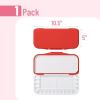 imageMr Pen Airtight Watercolor Palette with Lid Red 18 Wells and 2 Mixing Areas Empty Watercolor Palette Paint Pallet with Lid Folding Paint TrayRed