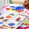 imageMr Pen Airtight Watercolor Palette with Lid Red 18 Wells and 2 Mixing Areas Empty Watercolor Palette Paint Pallet with Lid Folding Paint TrayWhite