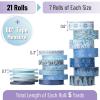 imageMr Pen Washi Tape Set 20 Rolls Golden Hives Theme Washi Tape for JournalingOcean Breeze