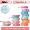 imageMr Pen Washi Tape Set 20 Rolls Golden Hives Theme Washi Tape for JournalingPastel Bliss
