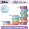 imageMr Pen Washi Tape Set 20 Rolls Golden Hives Theme Washi Tape for JournalingPlaid Design