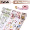 imageMr Pen Washi Tape Set 20 Rolls Golden Hives Theme Washi Tape for JournalingVintage Botanical  Butterfly