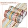 imageMr Pen Washi Tape Set 20 Rolls Golden Hives Theme Washi Tape for JournalingVintage Charm