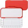 imageMr Pen Airtight Watercolor Palette with Lid Red 18 Wells and 2 Mixing Areas Empty Watercolor Palette Paint Pallet with Lid Folding Paint TrayRed