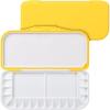 imageMr Pen Airtight Watercolor Palette with Lid Red 18 Wells and 2 Mixing Areas Empty Watercolor Palette Paint Pallet with Lid Folding Paint TrayYellow