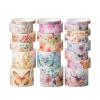 imageMr Pen Washi Tape Set 20 Rolls Golden Hives Theme Washi Tape for JournalingWatercolor Butterfly
