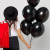 imageMr Pen Balloons 12 Inch 54 Pack Red ampamp Confetti Balloons for Birthday PartyBlack