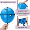 imageMr Pen Balloons 12 Inch 54 Pack Red ampamp Confetti Balloons for Birthday PartyMedium Blue