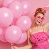 imageMr Pen Balloons 12 Inch 54 Pack Red ampamp Confetti Balloons for Birthday PartyPink