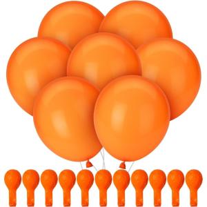 imageMr Pen Balloons 12 Inch 54 Pack Red ampamp Confetti Balloons for Birthday PartyOrange