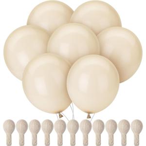 imageMr Pen Balloons 12 Inch 54 Pack Red ampamp Confetti Balloons for Birthday PartySand White