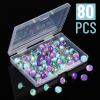 imageMr Pen Decorative Push Pins 80 pcs 8 Unique DesignsSky Breeze Cute Push Pins for Bulletin Board Cute Thumb Tacks for Cork BoardPurple Style