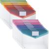 imageMr Pen Clear Plastic Envelopes with Snap Closure 30 Pack A4 Letter Size Colorful Flaps Clear Folders for Documents Plastic Envelopes for DocumentsMultiple Colors