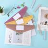 imageMr Pen Clear Plastic Envelopes with Snap Closure 30 Pack A4 Letter Size Colorful Flaps Clear Folders for Documents Plastic Envelopes for DocumentsMultiple Colors