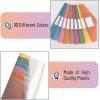 imageMr Pen Clear Plastic Envelopes with Snap Closure 30 Pack A4 Letter Size Colorful Flaps Clear Folders for Documents Plastic Envelopes for DocumentsMultiple Colors