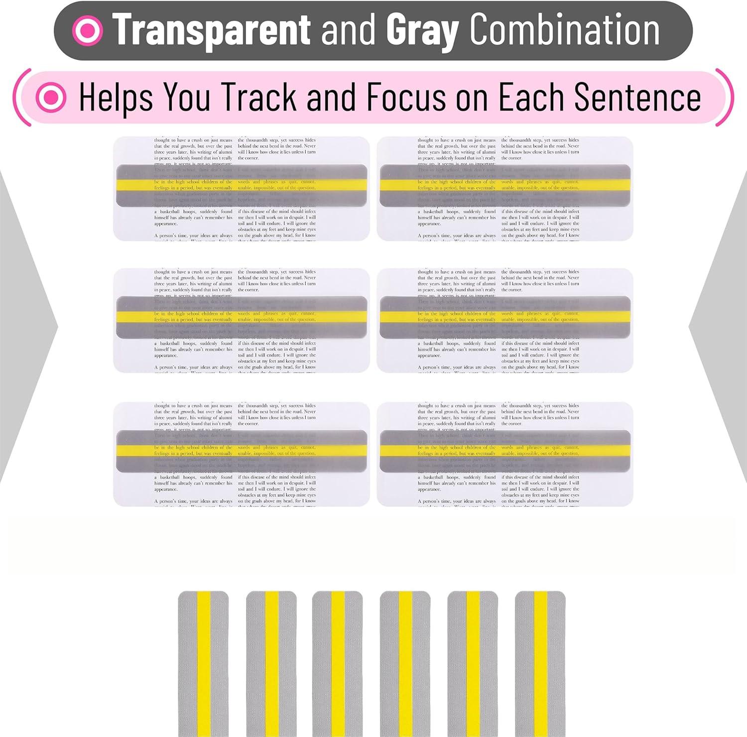 imageMr Pen Guided Reading Strips 2 Size 18 Pack Colorful Bookmarks for Kids Book Highlighter Strips for ReadingYellow